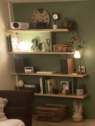 Etagere hêtre massif